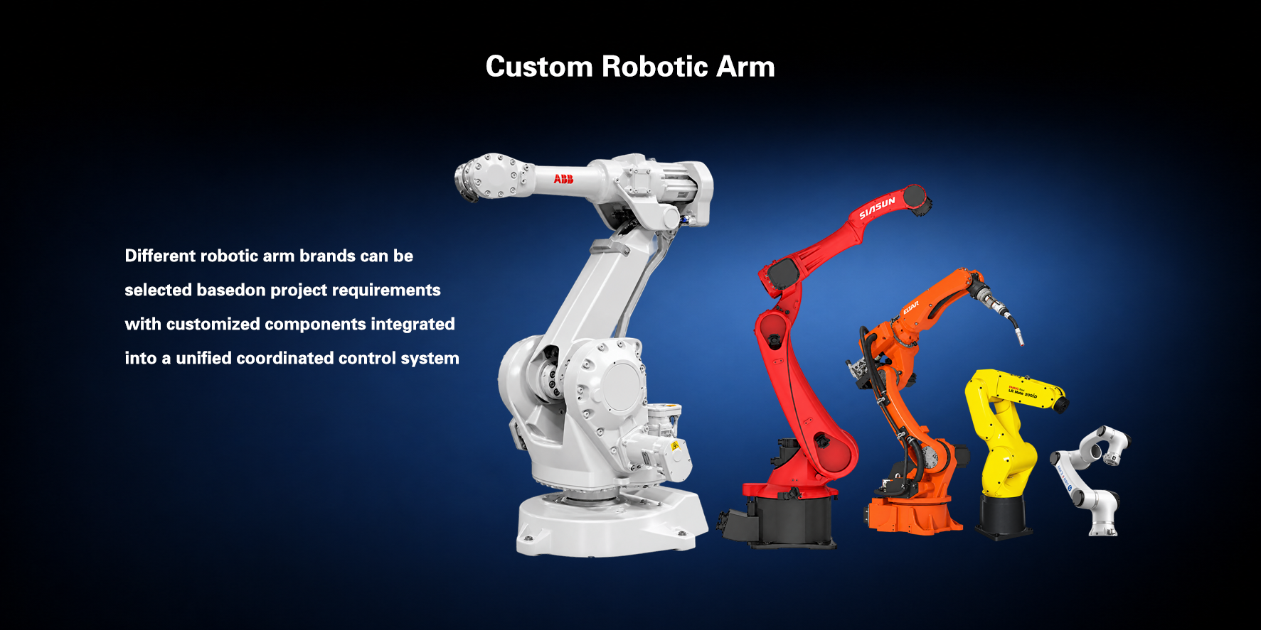 All-Scenario Industrial Robot Manufacturer